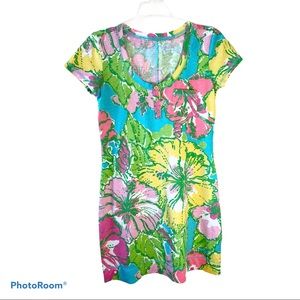 Lilly Pulitzer Britton Short Sleeve Henley Dress S